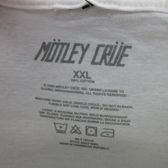 Motley Crue Mens T-Shirt Size XXL Dr. Feelgood Short Sleeve Tee Licensed Cotton - Picture 4 of 13